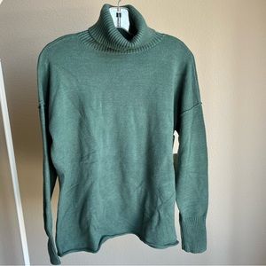 Super Soft Teal Turtleneck Sweater